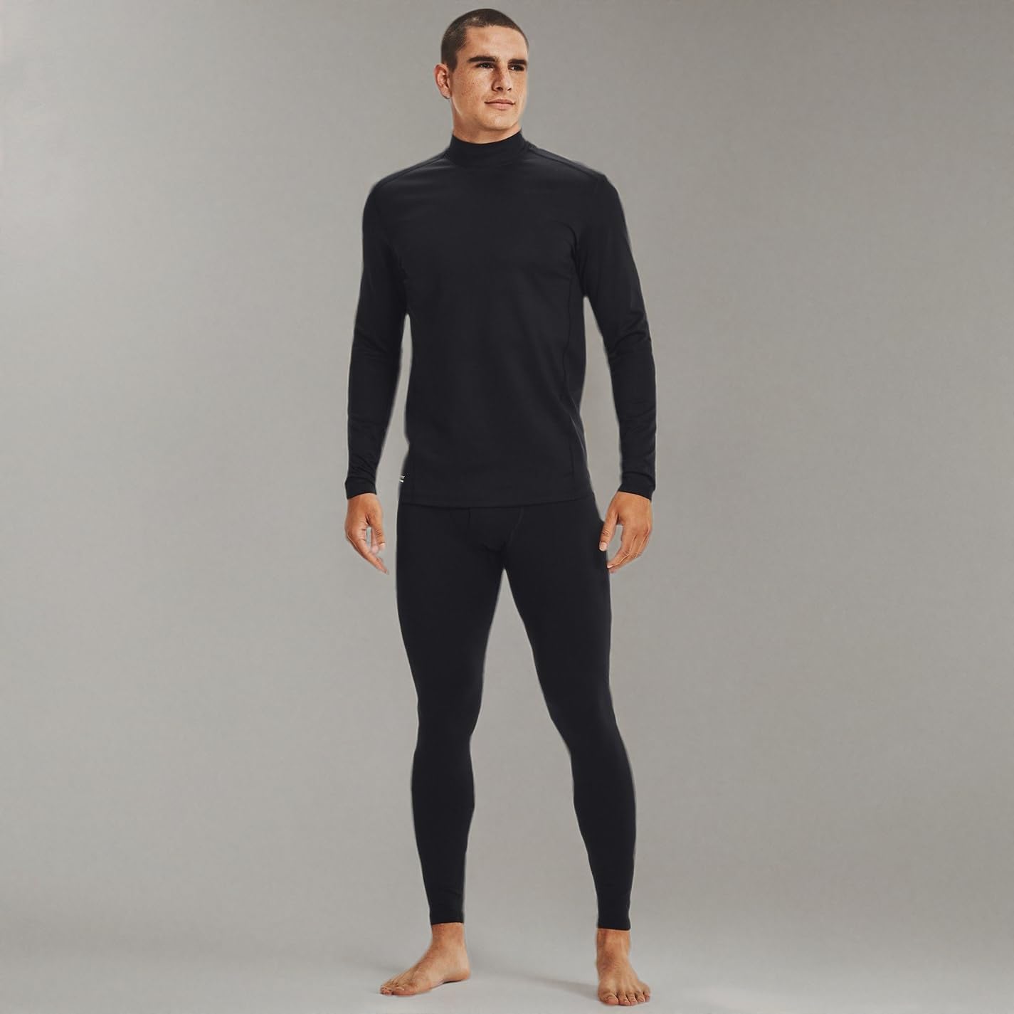 Under Armour Herren Tac ColdGear Infrarot Base Leggings Hose, Schwarz (001)/Schwarz, 36-41 – Ansicht 7