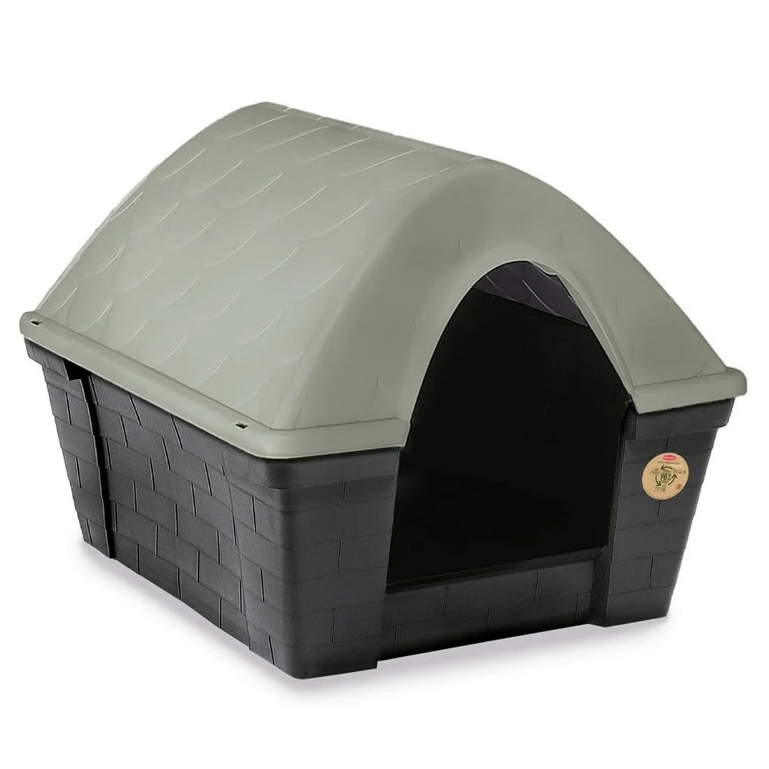 ARQUIVET ECOLINE - Caseta Mediana para Perros, 82 x 68 x 62 cm, con al menos un 98% de plástico reciclado