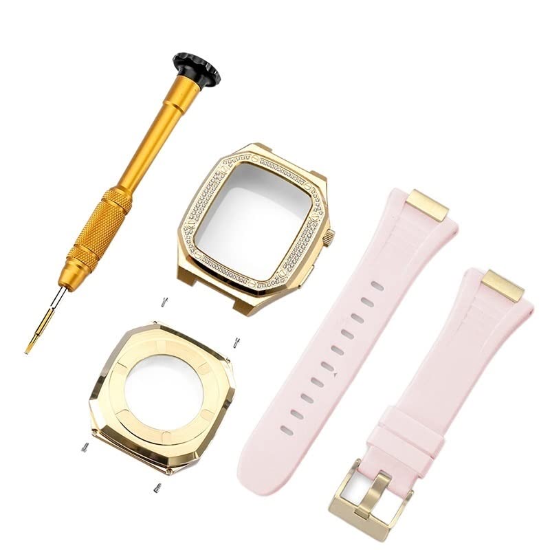 Bracelet de luxe pour iWatch femmes : sublimez votre Apple Watch 45mm lors de vos soirées