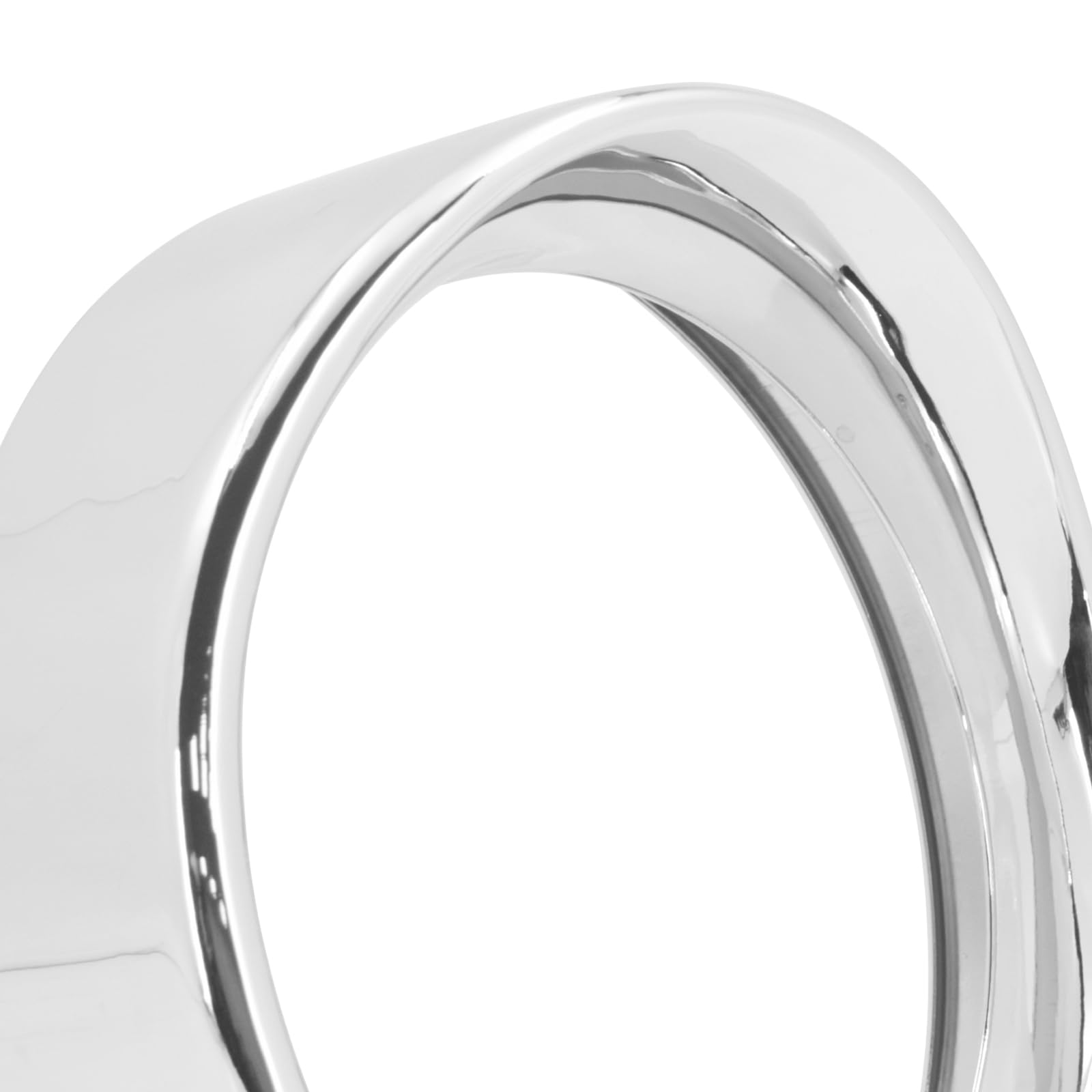 Anillo de visera para faros delanteros de motocicleta, bisel de motocicleta, anillo de ajuste de lámpara para Harley Softail FLS FLST FLSTF FLSTN 1994-2017 FLRT 2015-2023, cromado