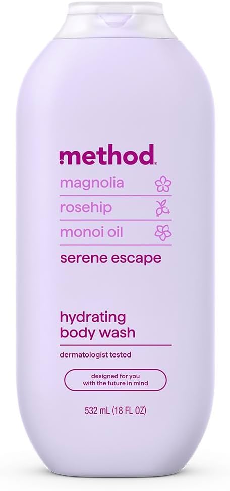 Body Wash, Serene Escape, Magnolia + Rose Hip + Monoi Oil notes, 18oz