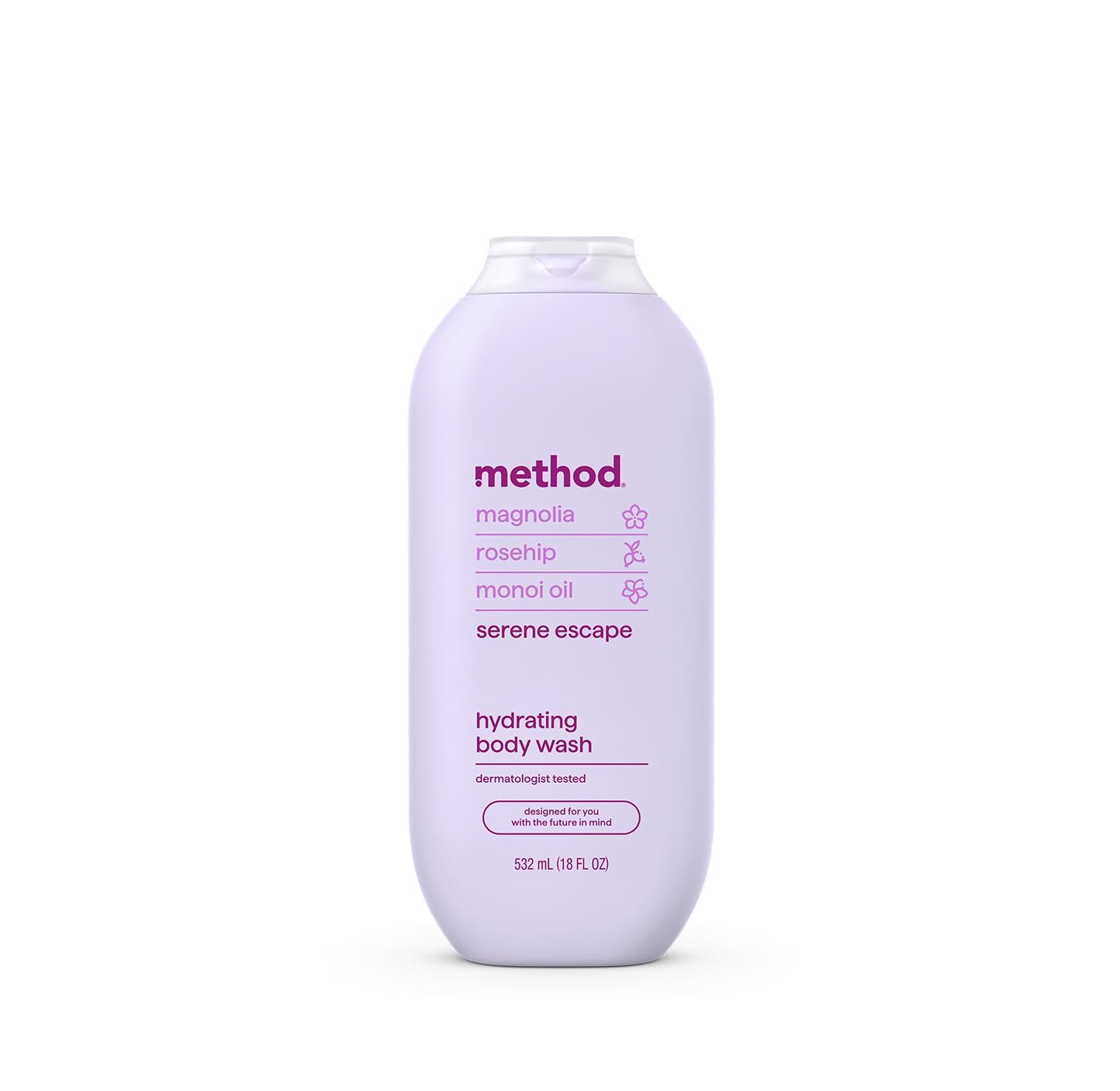 Method Body Wash, Serene Escape, Magnolia + Rose Hip + Monoi Oil notes, 18oz