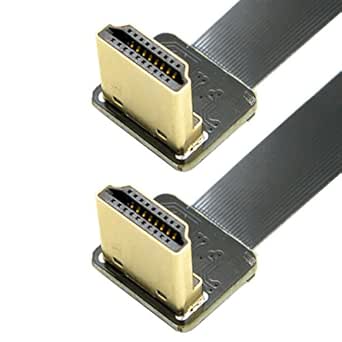 CY Cavo USB 2.0 Mini 5Pin Femmina a Tipo-C USB-C Maschio Cavo di Alimentazione 480Mbps Dati con Fori di Montaggio a Pannello 30cm