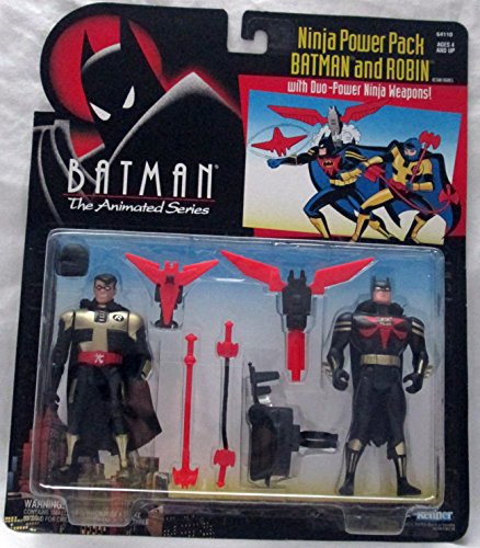 Batman the Animated Series Ninja Power Pack Batman and Robin Action Figures