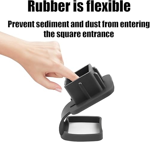 Miniatura 3 de BESULEN Cubierta de enganche de remolque de 2 pulgadas, inserción de tubo receptor de remolque de bandera estadounidense, cubierta de tubo de