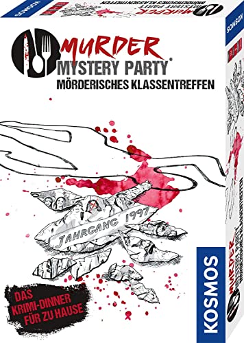 KOSMOS 695170 Murder Mystery Party - Mörderisches Klassentreffen, Das Krimi-Dinner für zu Hause,...