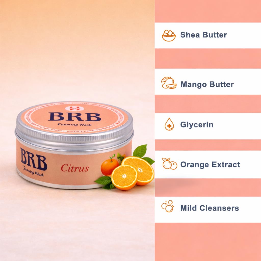 Code 11 BRB Baby Foaming Wash Orange | Gentle Moisturizing Body Cleanser | Soft Skin Care Daily Bath for Children 1