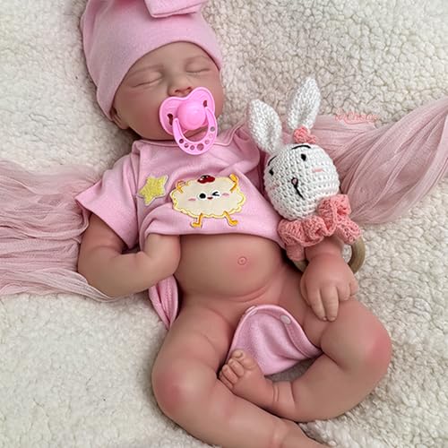 Muñeca Reborn Bebé Silicona Realista 20 Pulgadas miniatura 1