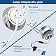 HiBay LED Einbaustrahler Bad Ultra Flach LED Badeinbaustrahler IP44 Neutralweiß 5W 230V 4500K, Einbauleuchten für das bad 60mm-65mm Rund Deckenspot Einbauspot 4er Set