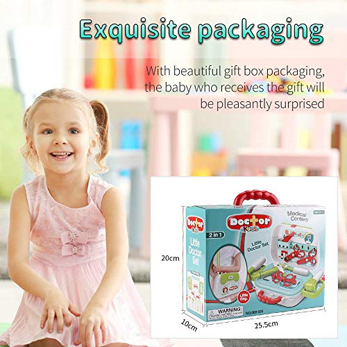 Andoer Conjunto de brinquedos infantis de cosplay para crianças, bolsa de mão, conjunto de brinquedo