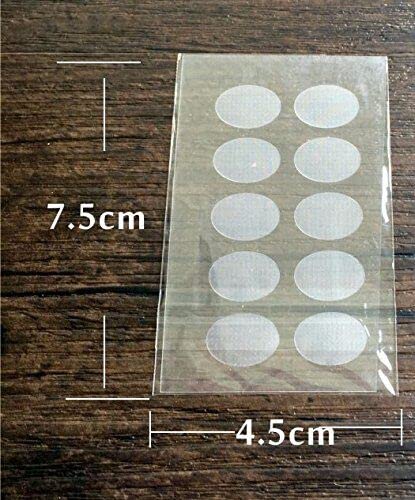 Invisible Ear Lobe Support Tape, Skin Friendly,Stretched (Pack of 60)