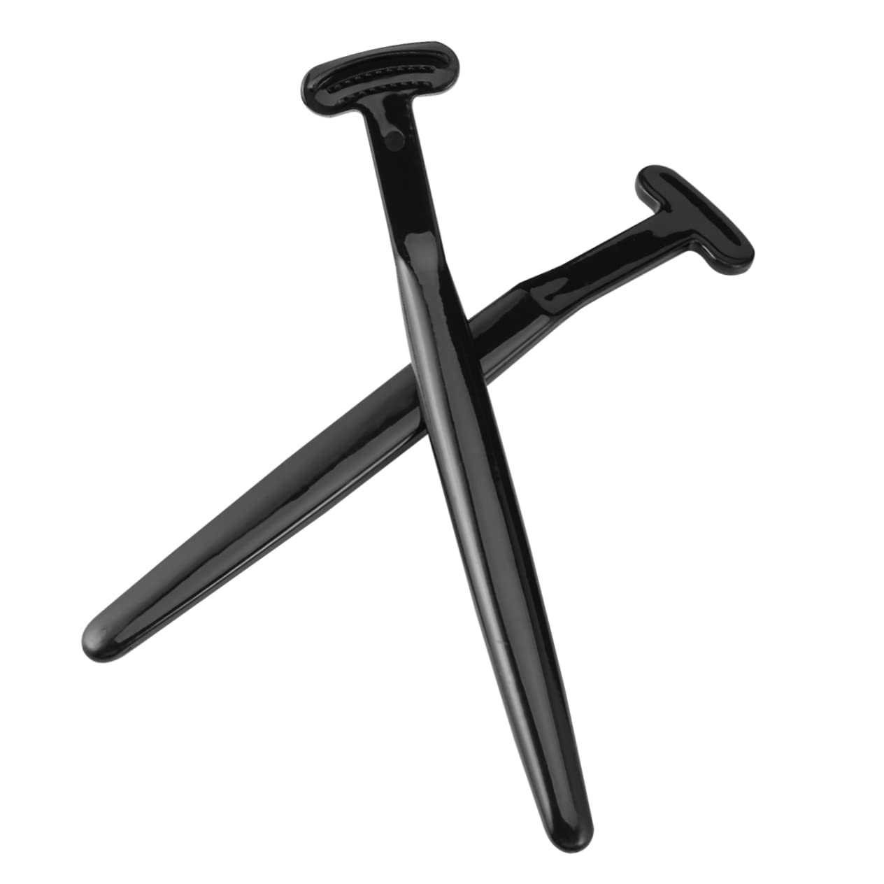 ERINGOGO 2Pcs Charcoal Brush Oral Tool for Bad Breath Relief Ergonomic Design Comfortable Grip Scraper for Adults Black