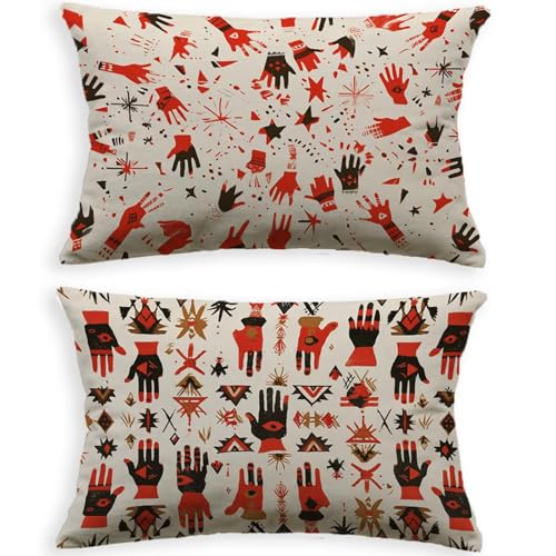 Housse de coussin crème 40x80cm velours rectangulaire deco salon