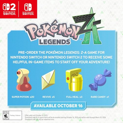 Image of Nintendo Switch 2 + Pokemon Legends: Z-A Switch 2 Edition Bundle (HK version - w /Adapter Plug)