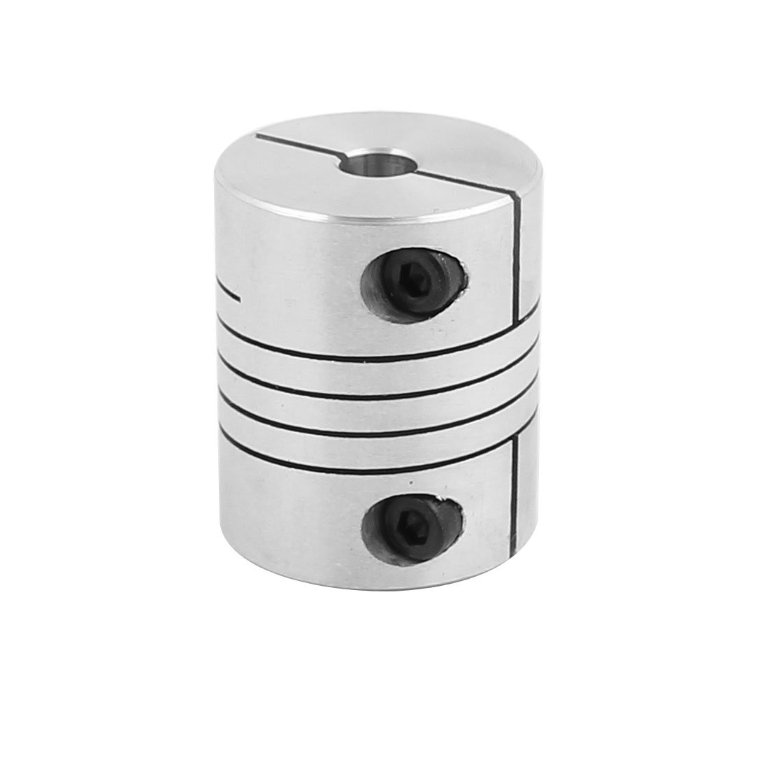 Aexit 25mm Diameter Electrical equipment 30mm Length 6mmx6mm Aluminum Alloy Spline Shaft Flexible Helical Coupling