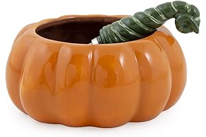 Charming Thanksgiving Bowl with Festive Motif and Matching Spreader