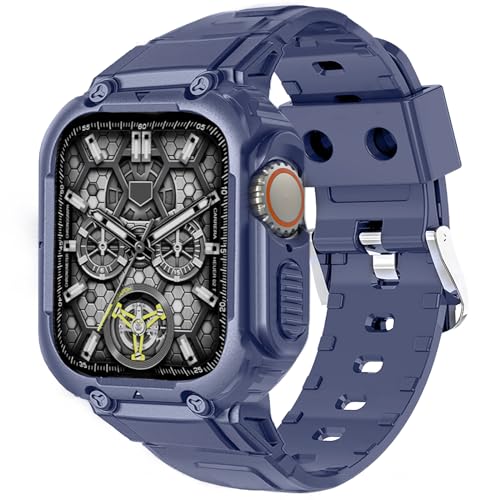 [CABOBE] Apple Watch �o���h �P�[�X ��̌^ �Ή� 49mm 45mm 44mm 42mm 41mm 40mm 38mm �A�b�v���E�I�b�` �o���h �A�b�v���E�I�b�` �x���g TPU�P�[�X ��̌^ Apple Watch Series 9