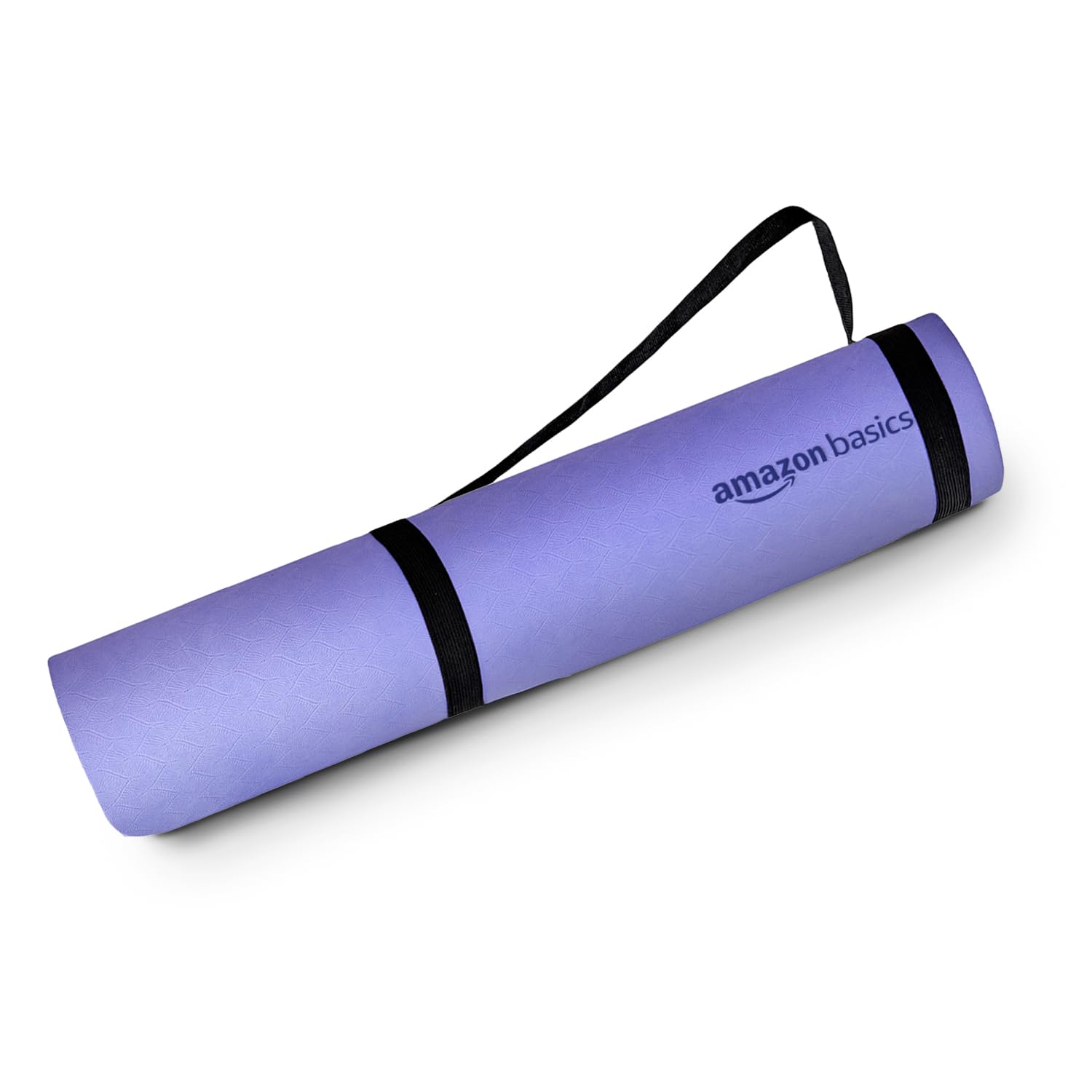 Amazon Basics TPE Yoga & Exercise Mat | 6 mm Thick | Non-Slip Grippy Surface | Lightweight & Durable Rubber-Like Material | Floor Protection | Ideal for Yoga, Pilates, Stretching & Fitness | 180 x 61 cm | Purple-picture-36