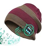 ❤Komfortabel und waschbar: Die Musikmützen bestehen aus hochwertigem Strick-Acryl-Material, sind im Winter weich und warm genug. Der Bluetooth Mütze Beanie ist elastisch nach dem Entfernen der Bluetooth-Module waschbar. Die superweiche Textur des Music Hat passt zu einem durchschnittlichen Kopfumfang. Die beiden Lautsprecher am Damenhut sind mit HiFi-Klangqualität ausgestattet und erzeugen einen 3D-Stereoeffekt um Ihren Kopf, sodass Sie ein Fest für die Ohren haben
