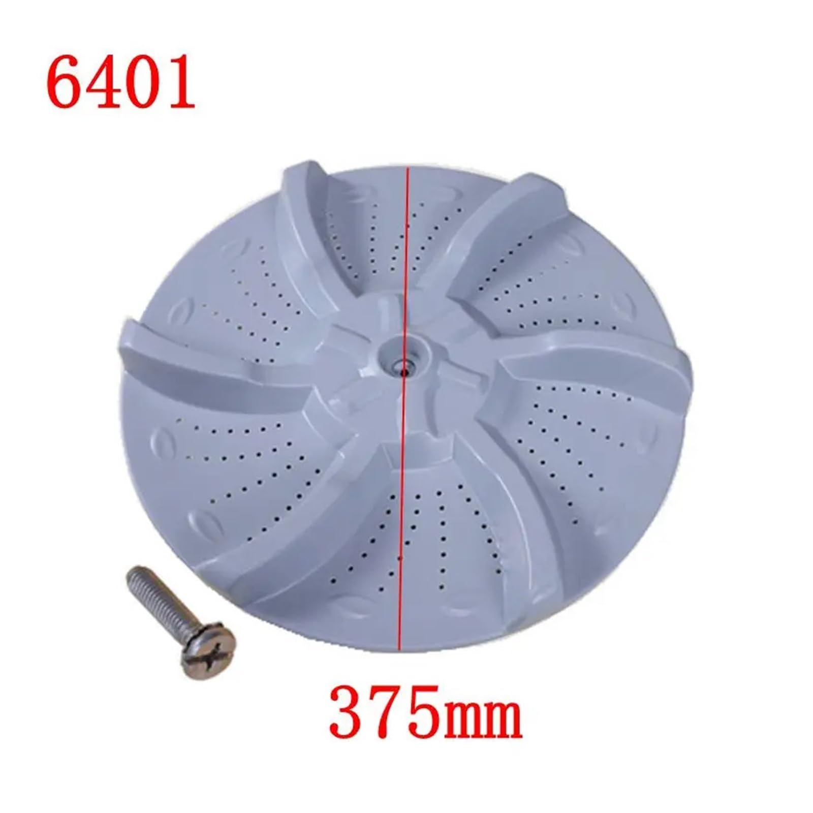 6401 Impulsor De Lavadora Totalmente Automática, Turbina Giratoria Izquierda Y Derecha, 375 Mm, 11 Dientes, Paletas De Agua, Piezas De Rueda Hidráulica