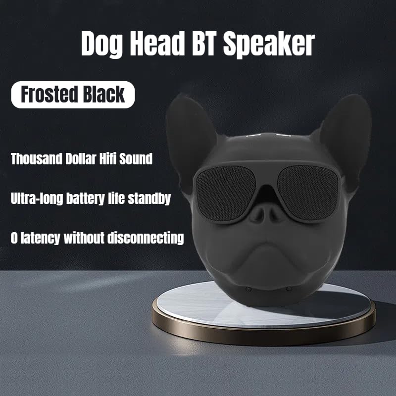 flexman Bluetooth Speaker, Wireless Stereo French Bulldog Speaker - Image 2