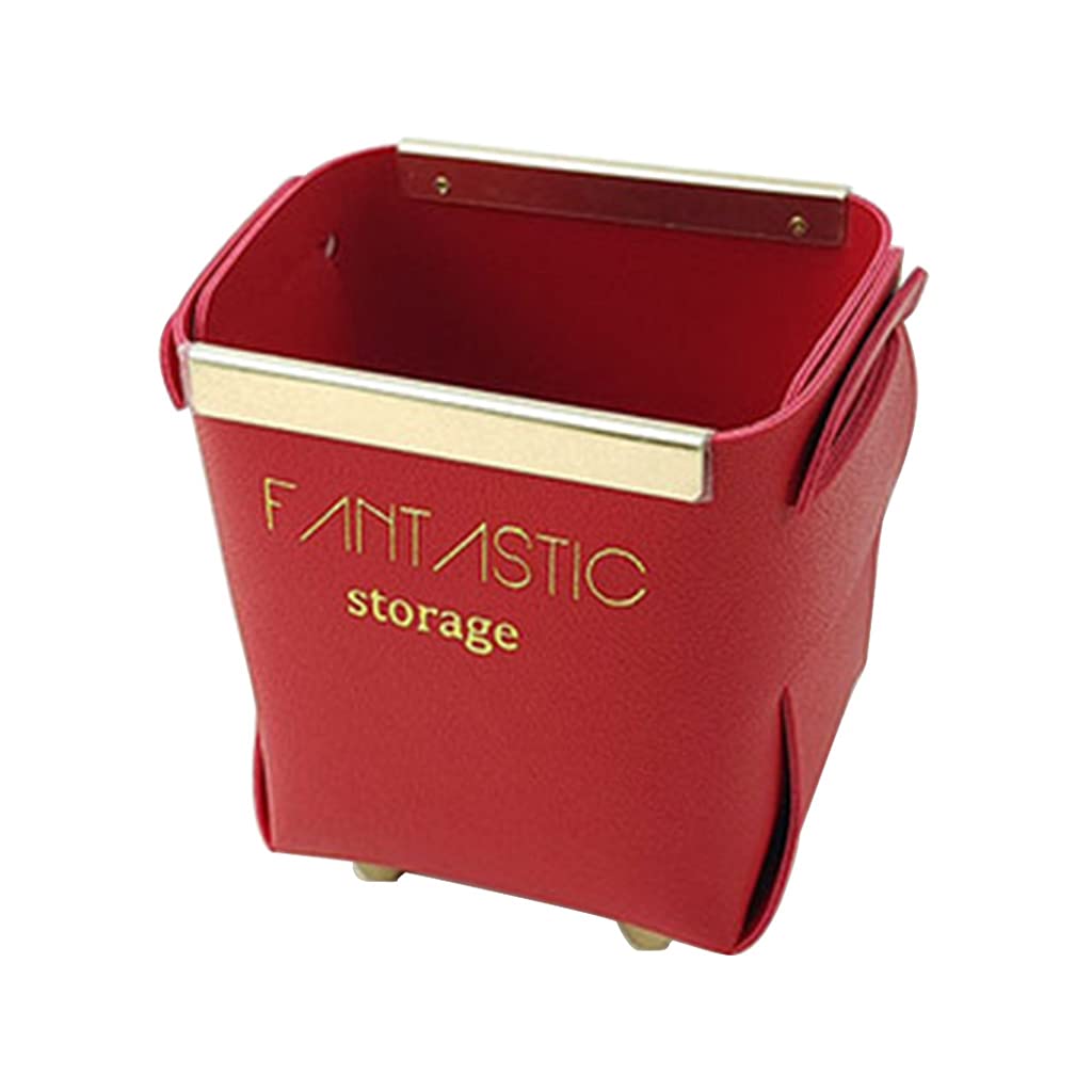 Jazuaiao Exquisite Goods Storage Box Foldable Small Size Large Capacity Makeup Storage Bucket for Cosmetics Stationeries Sundries Desktop Case for Cosmetics Stationeries Sundries Home Dorm