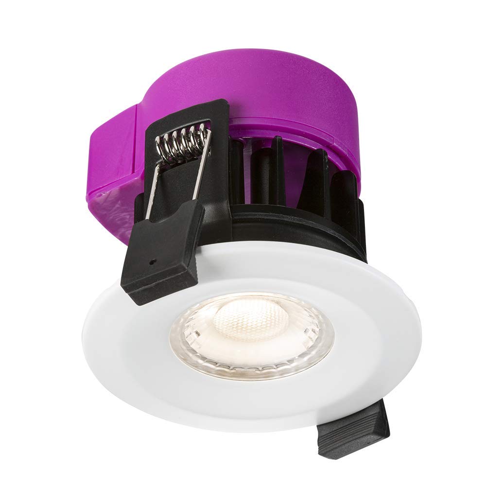 Knightsbridge Cool White Ip65 6W Fire-Rated Led Dimmable Downlight 4000K