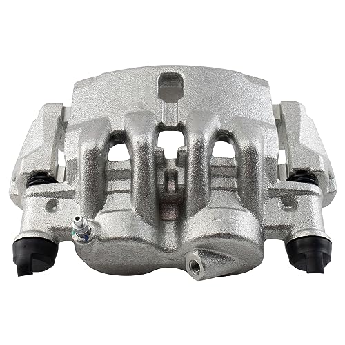 Image of TRQ Front Left Brake Caliper w /Bracket Drivers Side | For 2014-2017 Ram ProMaster 1500 2500 3500