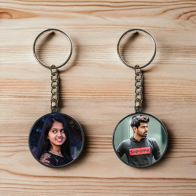 Image of magical gifts Customized Keychains, Unique Personalized Key RIngs and Charms with Your Photos /Name /Design for Bags /Bikes /Car and Gifting Purposes