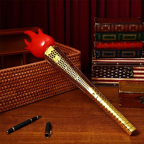 Uonlytech Tocha Divertida De Brinquedo Simulação De Tochas Brilhantes Adereço Luminoso Para Cosplay