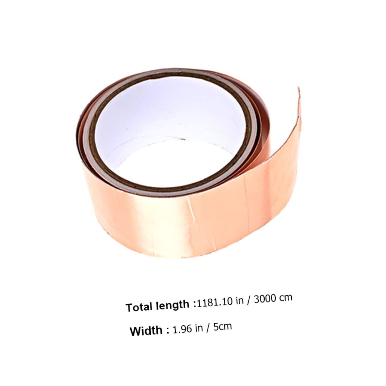 Alipis 1 Roll Electric Guitar Shielding Copper Foil Tape Adhesive Conductive Tape for Noise Shielding and Heat Insulated Copper Foil Material