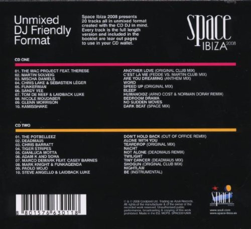 Space Ibiza 2008 - Unmixed