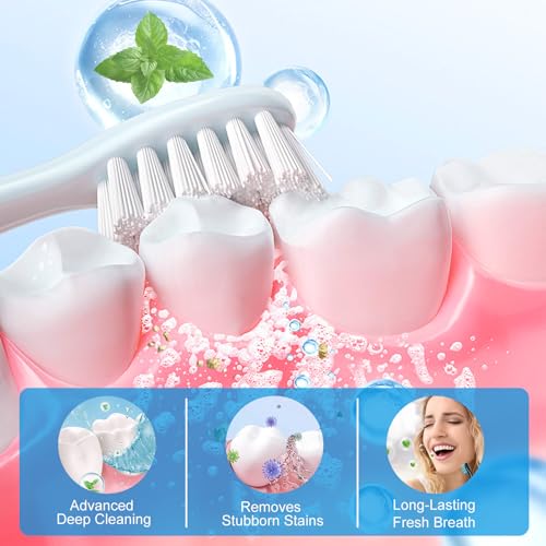 teeth whitening powder- advanced whitens teeth removes stubborn stains protects enamel freshens breath and promotes overall oral health reveal your brightest smile