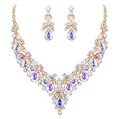 Iridescent AB Gold-Tone