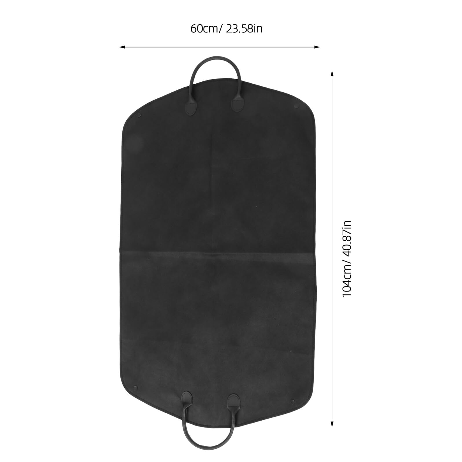 Cabilock 2 Piezas Bolsas Protectoras para Ropa de Tela No Tejida para Trajes y Chaquetas Bolsa Antipolvo con Asa para Viaje de Negocios