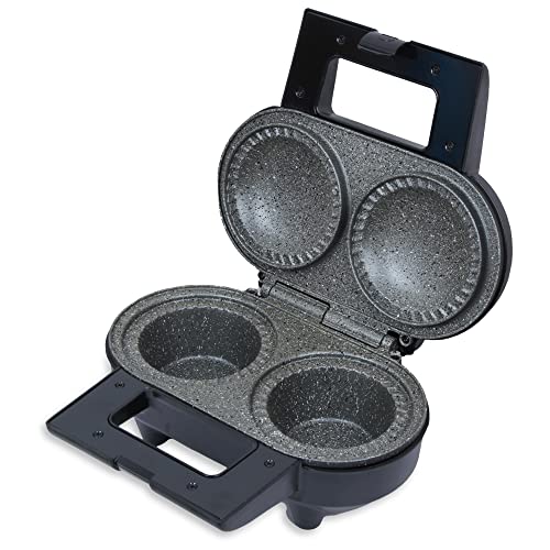 Schallen Double Twin - Máquina eléctrica antiadherente de llenado profundo de 1000 W | Hornea...