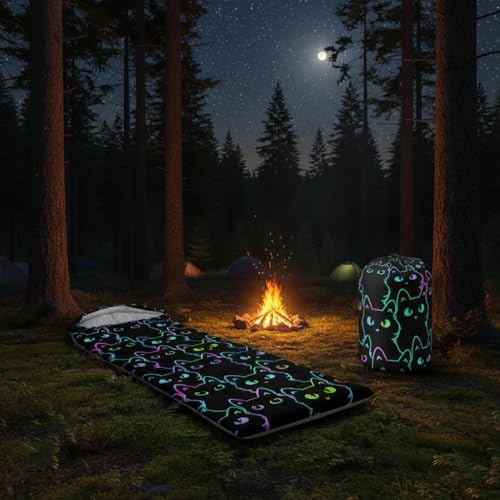 Image of QOOMO Camping Sleeping Bags,3 Season Warm & Cool Weather,Lightweight,Waterproof Sleeping Bags for Adults & Kids,Traveling,and Outdoors,Camping Gear Equipment