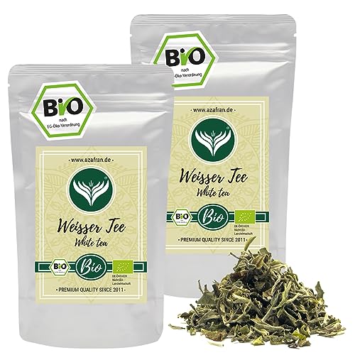 Azafran BIO Weißer Tee lose Pai Mu Tan China Tea White Peony 500g