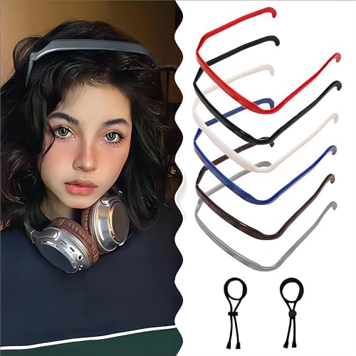 Sunglasses Headband 6 Pcs Square Headbands Curly Thick