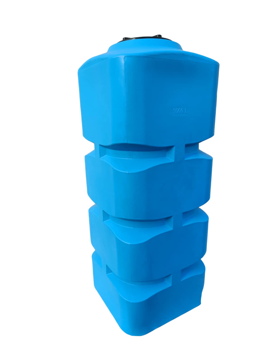 Varile Depósito de Agua Potable Vertical de 1000 L, Rectangular, Azul, sin BPA, Rosca de latón integrada de 3/4", Apto para Alimentos