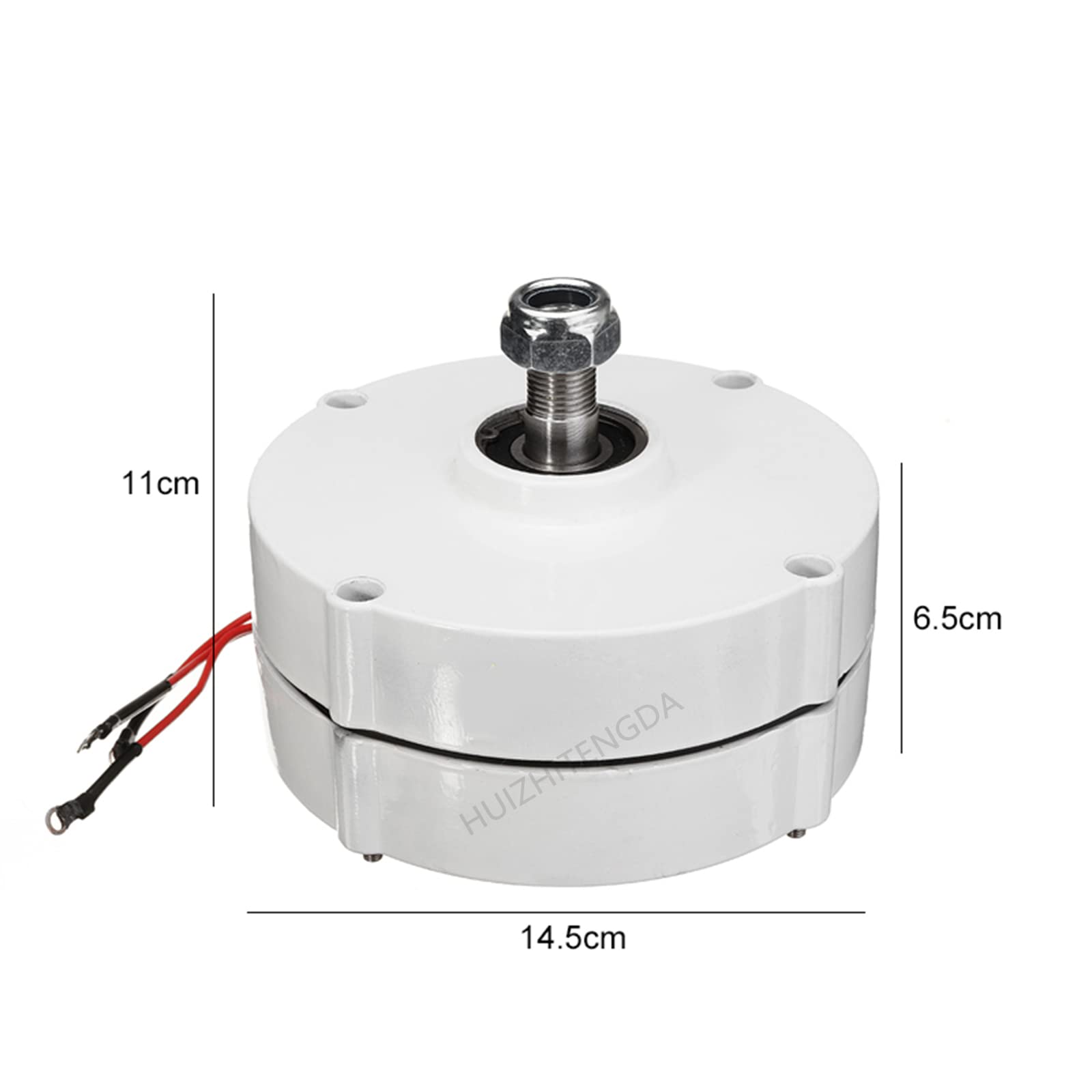 Kit de Rueda para Generador de 14000W, Kit de Energía Eólica, Generadores de Alternador AC de Baja Velocidad 12V 24V 48V 220V con Base para Turbina Eólica o Turbina de Agua