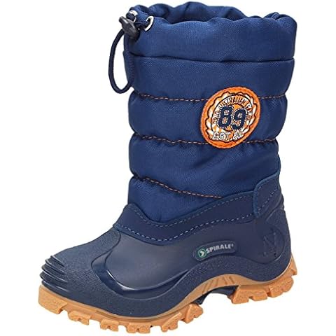 Spirale Eric Snow Boots, Turquoise Blu Crepe 01319800, 5 UK Cover