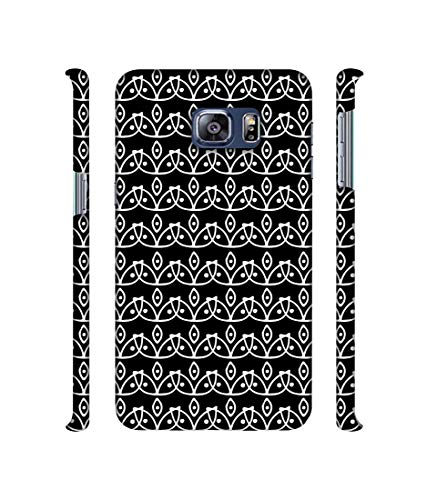 Image of Amazon Brand - Solimo Designer White Flowers Pattern 3D Printed Hard Back Case Mobile Cover for Samsung Galaxy S6 Edge Plus