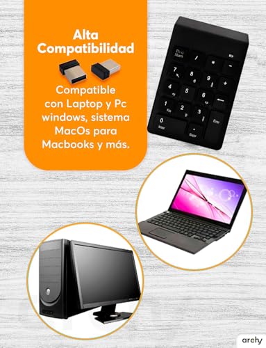 Recopilación de Teclado numerico inalambrico - los más vendidos. 5 Recopilación de Teclado numerico inalambrico - los más vendidos. 3
