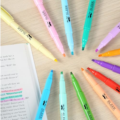 Mr. Pen- Pastel Highlighters, 12 Pack, Assorted Colors, Fast Dry, Highlighter Pastel, Set, Bible Journaling Highlighter, Marker