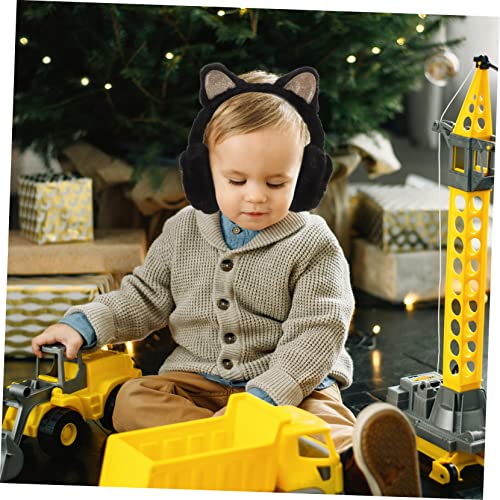 KESYOO Boys and Girls Cat Ear Earmuffs Plush Ear Warmers for Winter Windproof and Warm Earmuffs for Girls2