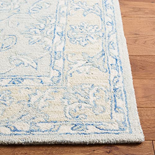 Tapete Safavieh 8x10 Rectangular Azul y Beige miniatura 4