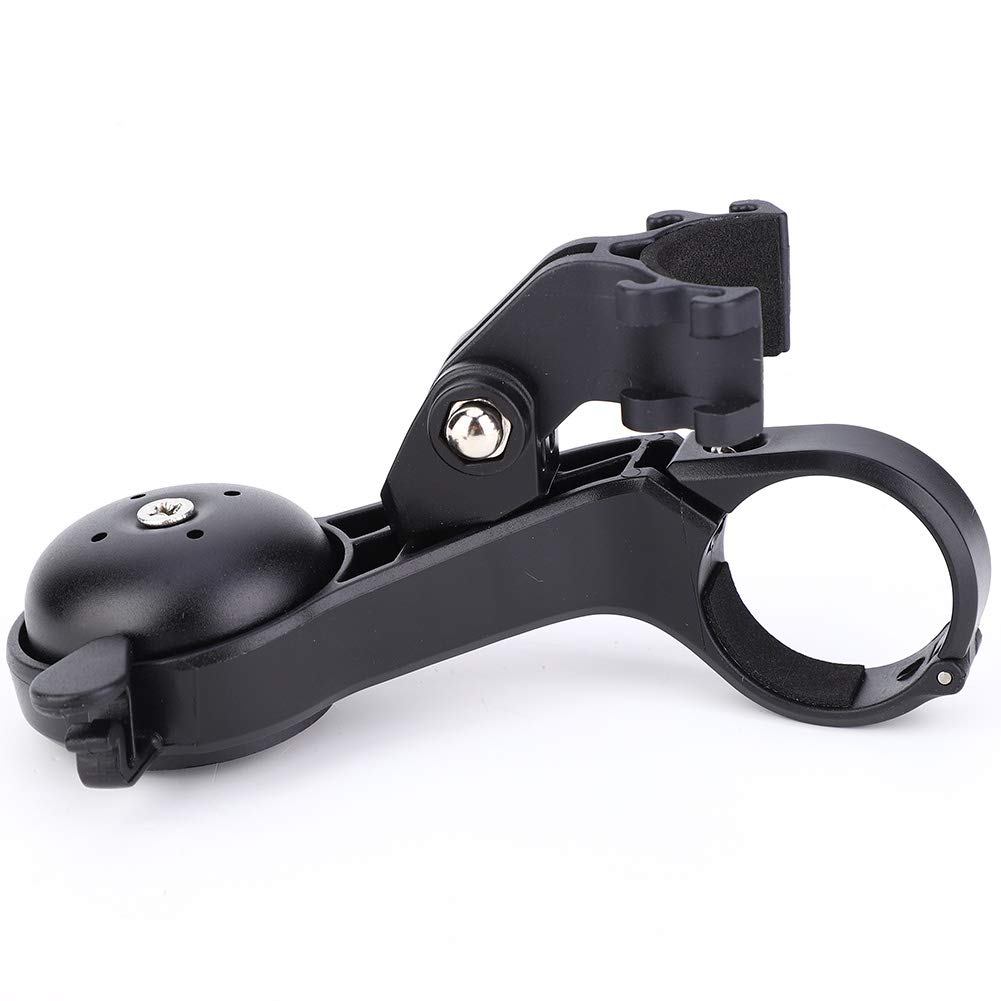 Wspornik komputera rowerowego i uchwyt na dzwonek, uchwyt na kierownicę 31,8 mm do rowerów górskich/szosowych, wielofunkcyjny stolik kodowy z gniazdem na kamerę sportową, lekki, wytrzymały plastik (A)
