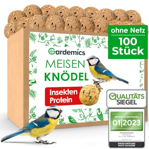 Gardemics Insekten-Meisenknödel ohne Netz 100 Stück, 9 kg für...
