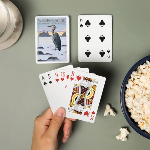 Baraja de 52 cartas Poker Whidbey Island Blue Heron miniatura 2